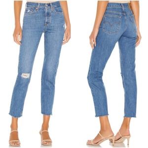 Levi Premuum Denim Wedgie Icon Rigid Jeans Size 32